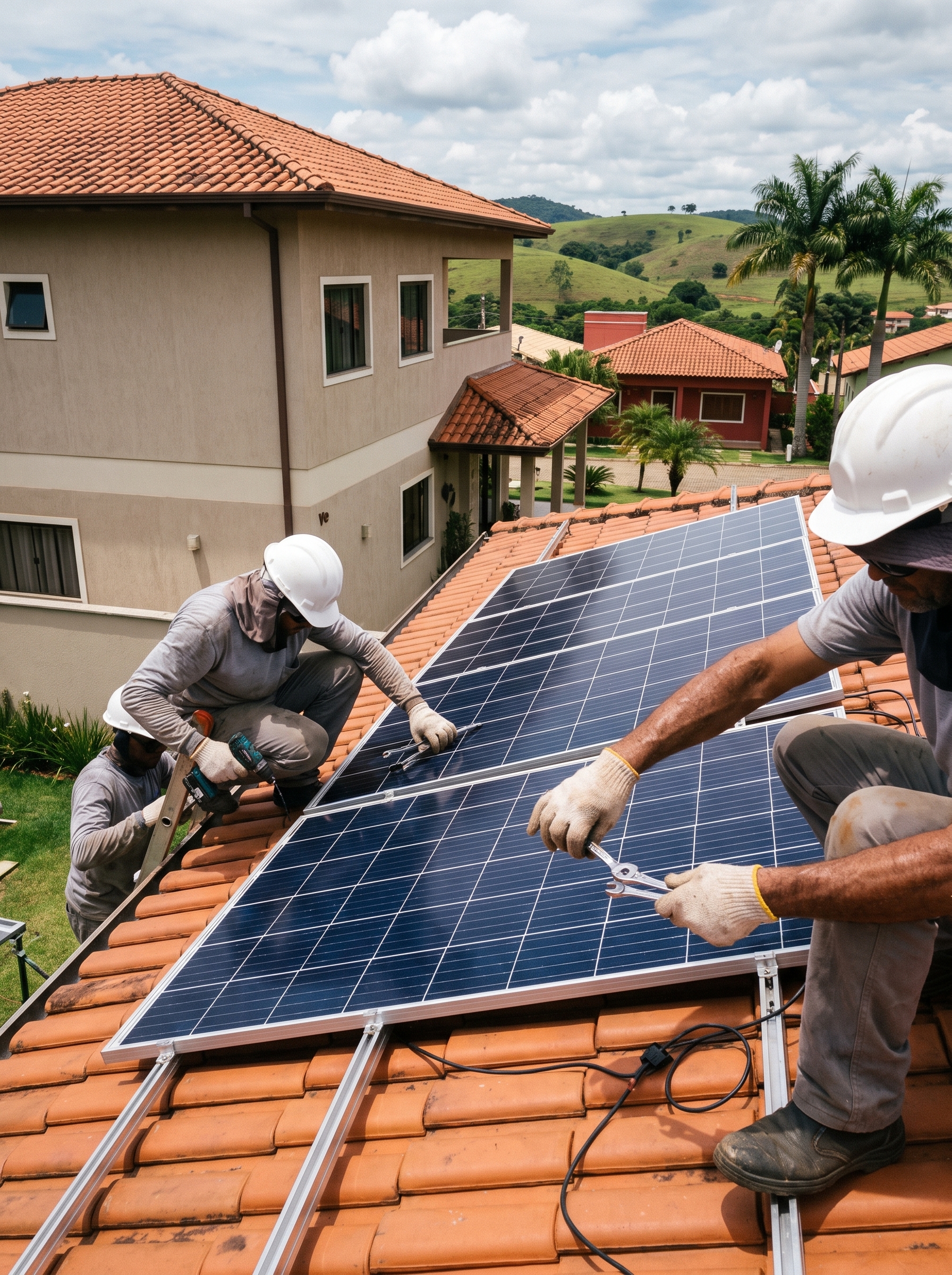 Sistema solar residencial
